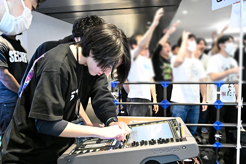 DJブースやカラオケコーナーのPAも担当しました！