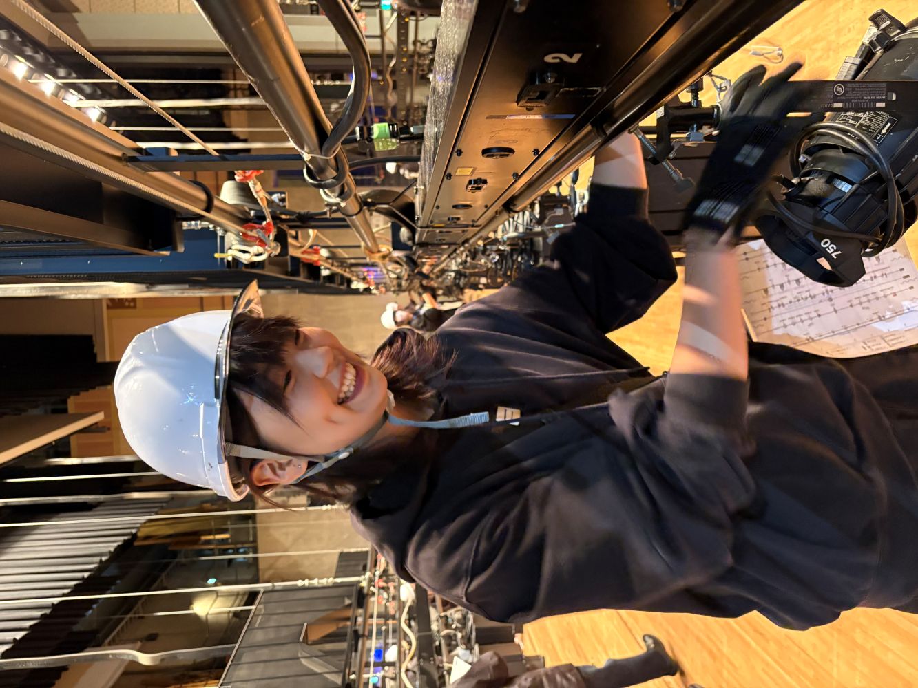 ホール実習の様子①