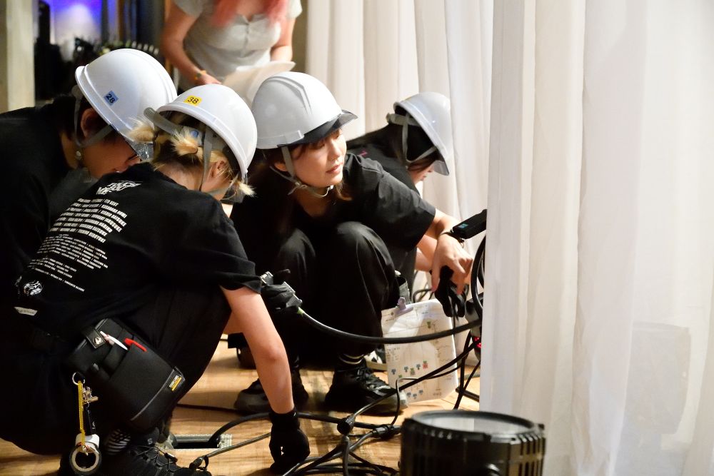 ホール実習の様子③