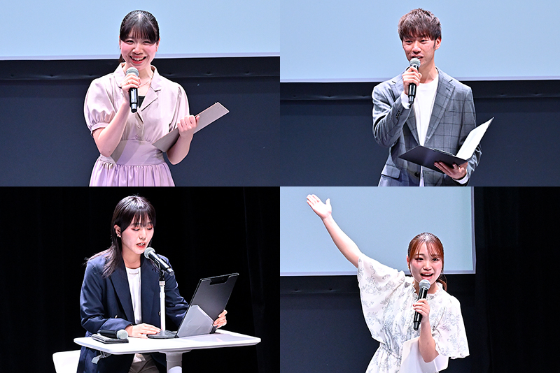 熱意がこもったパフォーマンスで自己PR!