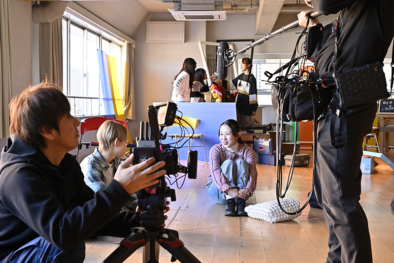 撮影の様子