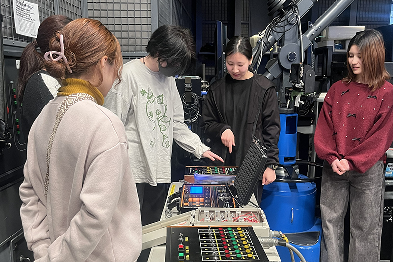 機材のオペレートについても解説していただきました!