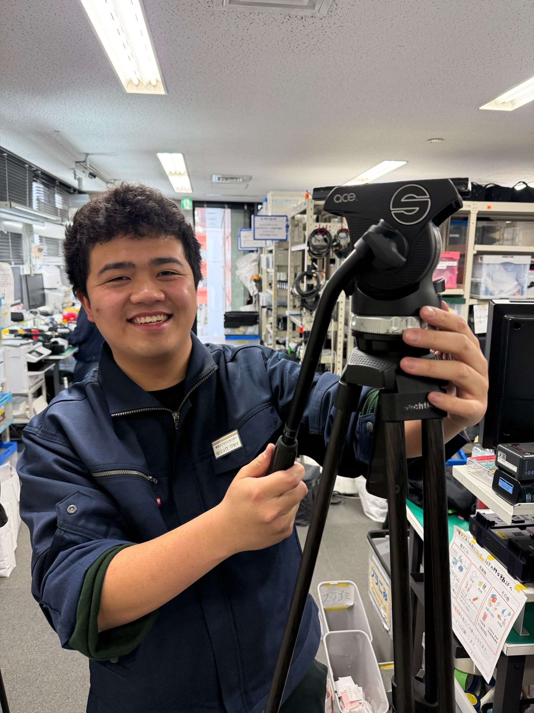 機材レンタルとして内定！